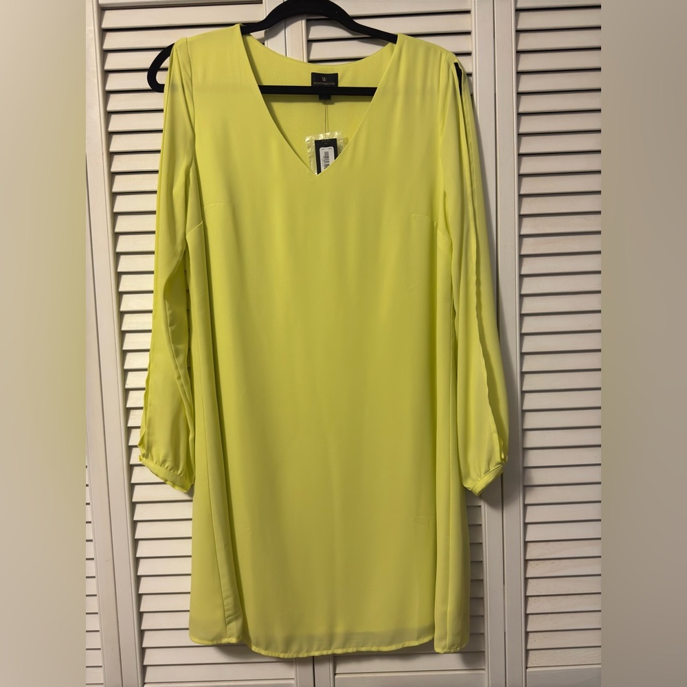 Worthington long/split sleeve dress